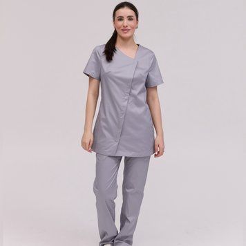 Women&rsquo;s scrub set Virginia gray
