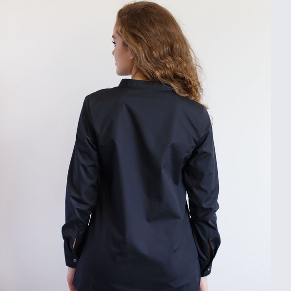 Bluza medyczna damska scrubs Stefania w kolorze czarnym