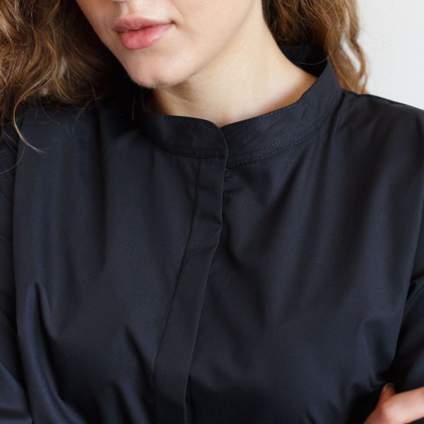 Bluza medyczna damska scrubs Stefania w kolorze czarnym