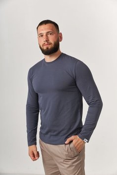 Męski longsleeve medyczny w kolorze ciemnoszarym