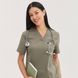 Komplet damski scrubs Bristol w kolorze oliwkowym