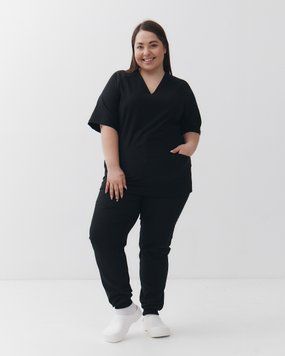 Women&rsquo;s scrub set Arizona black LARGE SIZE