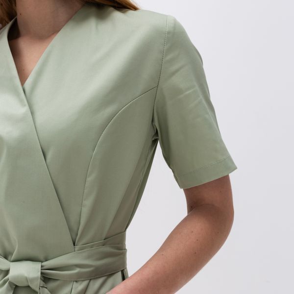 Women&rsquo;s scrub top Kyoto pistachio