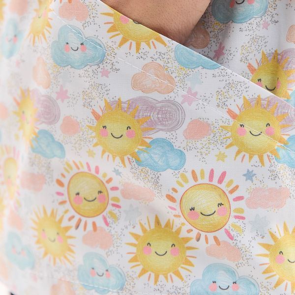 Bluza medyczna damska scrubsTopaz wz&oacute;r Sun
