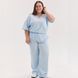 Komplet medyczny damski scrubs Chicago w kolorze jasnoniebieski +SIZE