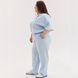 Komplet medyczny damski scrubs Chicago w kolorze jasnoniebieski +SIZE