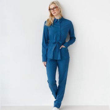 Women&rsquo;s scrub set Montana blue