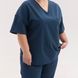 Komplet medyczny damski scrubs Chicago w kolorze granatowy +SIZE