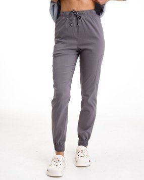 Women&rsquo;s scrub stretch jogger pants gray
