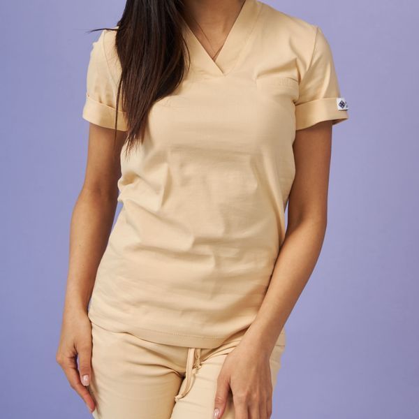 Women&rsquo;s scrub set Marseille beige