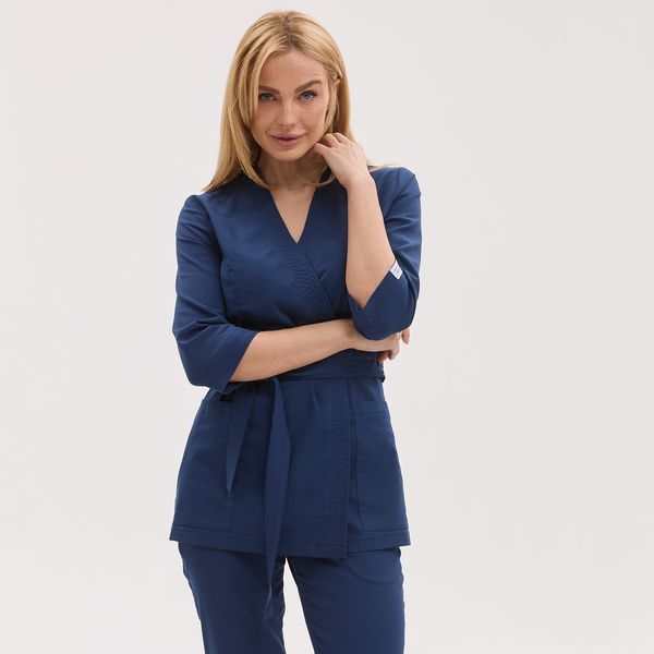 Komplet medyczny damski scrubs Seoul w kolorze granatowy