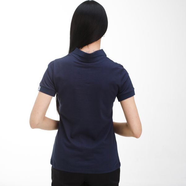 Koszulka damska scrubs polo w kolorze granatowym