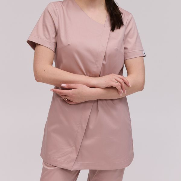 Komplet damski scrubs Virginia w kolorze liliowym