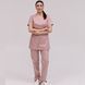 Komplet damski scrubs Virginia w kolorze liliowym