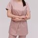 Komplet damski scrubs Virginia w kolorze liliowym