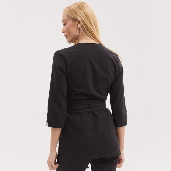 Komplet medyczny damski scrubs Seoul w kolorze czarnym