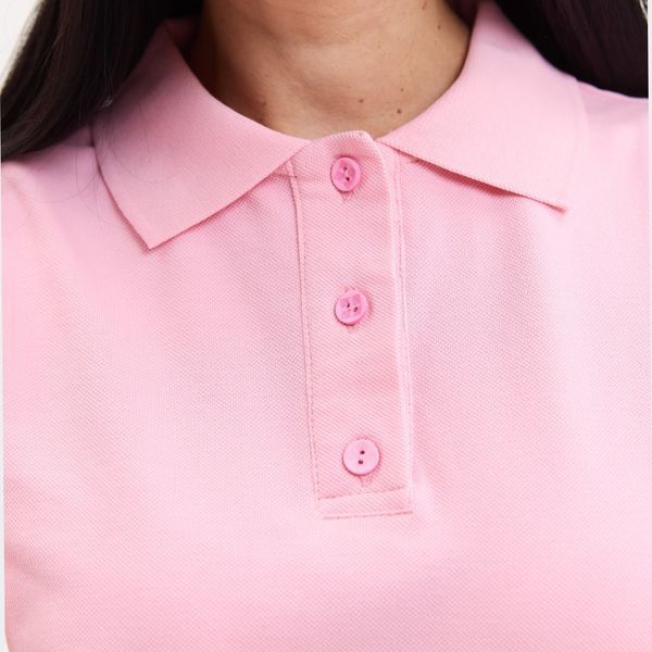 Koszulka damska scrubs polo w kolorze r&oacute;żowym