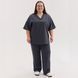 Women&rsquo;s scrub set Chicago dark gray +SIZE
