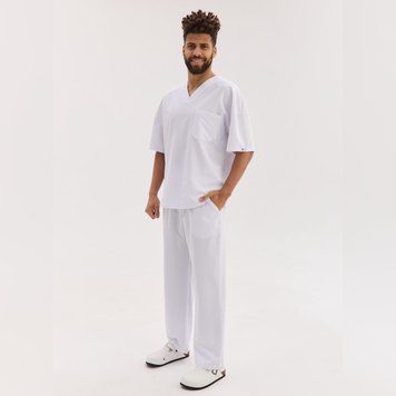 Men&rsquo;s scrub set Chicago white